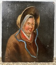 Huile sur panneau XIX ème