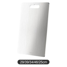 Planche de Découpe En Acier Inox, Double Utilisation, avec Poignée, pour