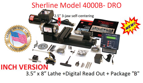Sherline 4000b dro x 8 - sherline,