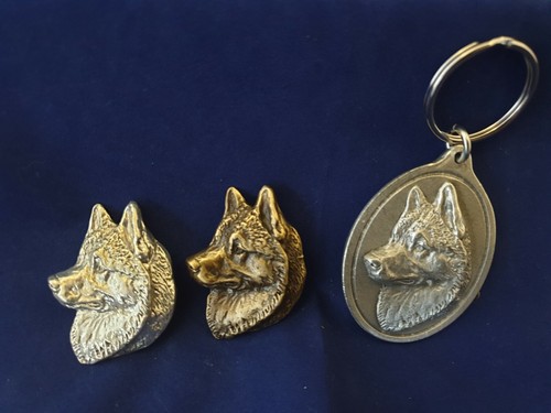 Siberian husky brooch - siberian,