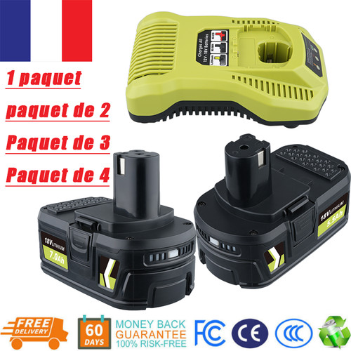 18v pour batterie - 18v, ryobi