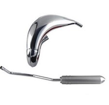 Pot mxr chrome cadre perimetrique haut gauche moto xps/xlimit/dt50 04> Bidalot