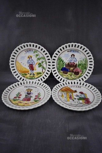 Set assiettes des saisons - de, 4