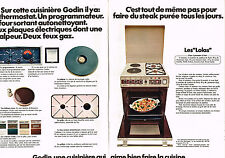ADVERTISEMENT 1972 GODIN stove "LES LOLAS" (2 pages)