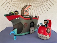 725⚜️ Jouet Bateau Le Navire D'assaut Mutant Busters + Figurines