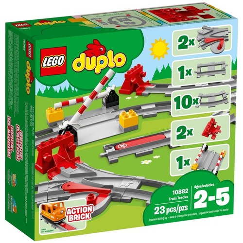 Lego duplo train - lego, rails