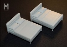 x2PCS 1/64 1/87 HO N Z LIT BED