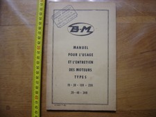 Old Engine Use and Maintenance Manual Type 19 39 139 239 BERNARD ENGINE