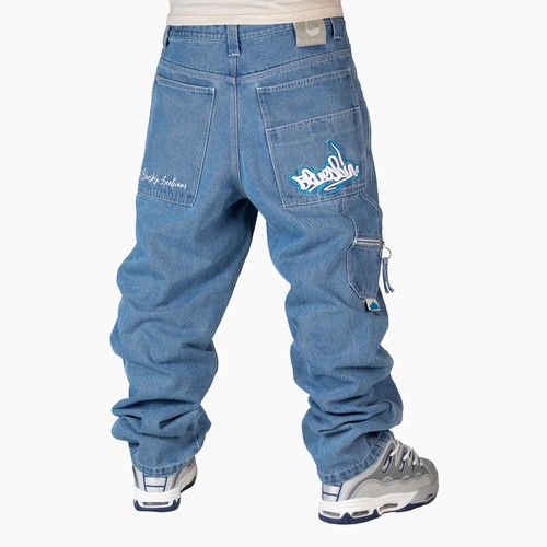 Jean baggy homme blueskin - jean,