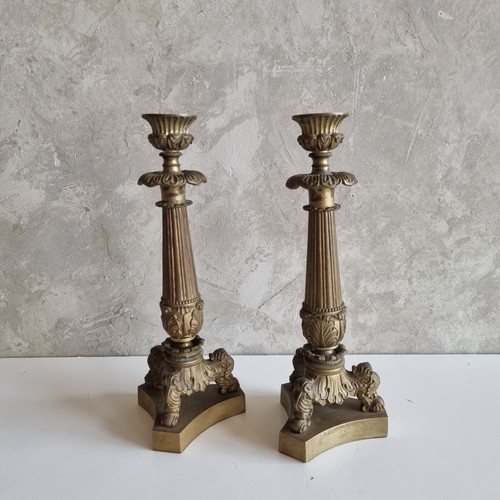 Paire bougeoirs - de,