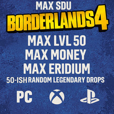 Borderlands 4 - Max LVL 50 / Max Money / Max Eridium / Max SDU + 50 Legendary