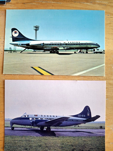 Sabena belgium postcards - 2,
