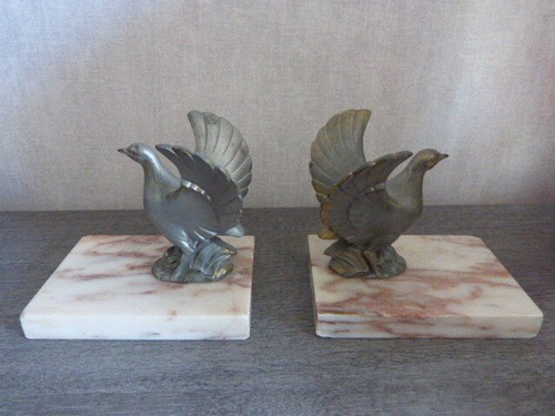 Paire serre livres oiseaux - paire, de
