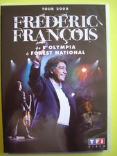 DVD   FREDERIC FRANCOIS    /  TOUR 2008 / DE L OLYMPIA A FOREST NATIONAL