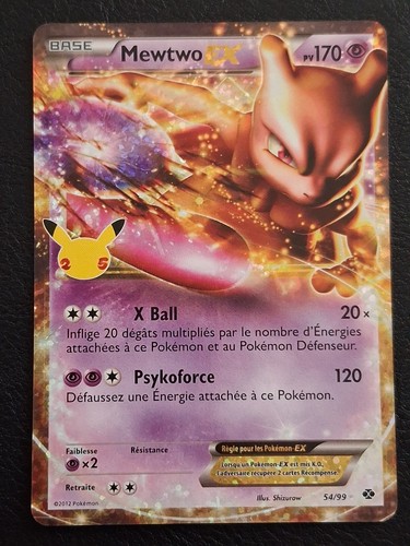 Carte pokémon mewtwo ex - :,