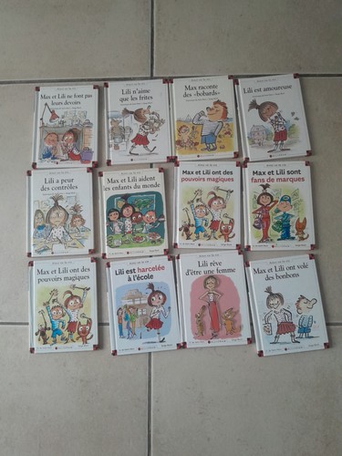 Lot livres max lili - de,