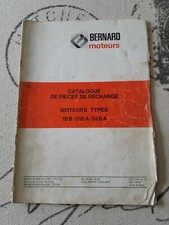 éclaté pieces de moteur Bernard moteurs 18b - 318a - 328a