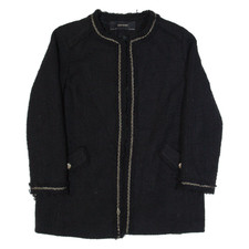 ZARA BASIC Manteau Femme Noir