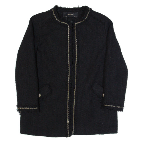 Zara basic manteau femme noir - zara,