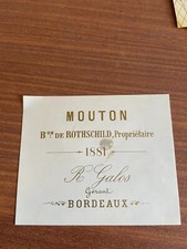 Etiquette Château Mouton