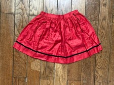 Red baby skirt traditional Alsace costume