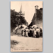 Postcard Bricon Church Grand Est France 1919 Architecture