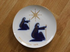 KPM Zeptermarke Christmas 1975 Wall Plate! Pattern Plate