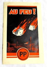 Au Feu Brochure! Fire extinguishers "PP" Ets Phillips & Pain à Billancourt Circa 1931