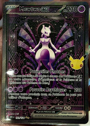 Pokémon mewtwo 230 holo - pokémon,
