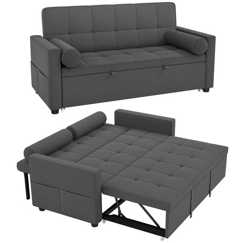 Homcom canapé convertible - homcom, 2
