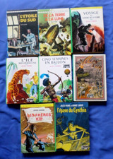 Lot de 8 livres Jules Verne /