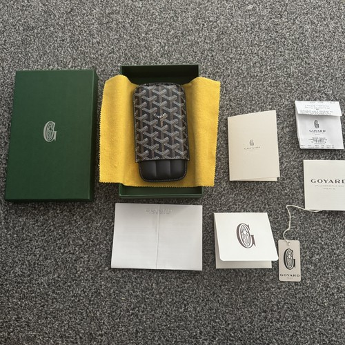 Goyard étui cigares bleu - Étui, à