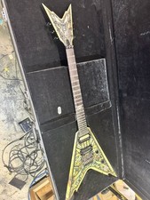Electric Guitar Dean Dime Razorback V Made in Korea with Hard Case