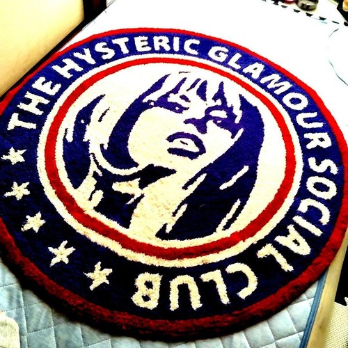 Tapis rond hystérique glamour