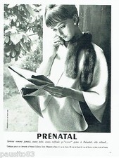 PUBLICITE ADVERTISING 106  1962  Prénatal vetements grossesse maternité  Sieff