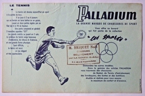 Buvard palladium le tennis - -,