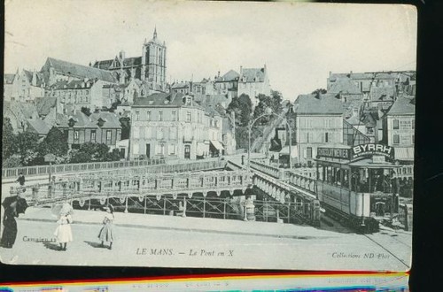Mans tram belle carte - mans, le