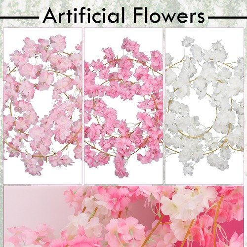 2pcs artificiel cerise - artificiel, fleur