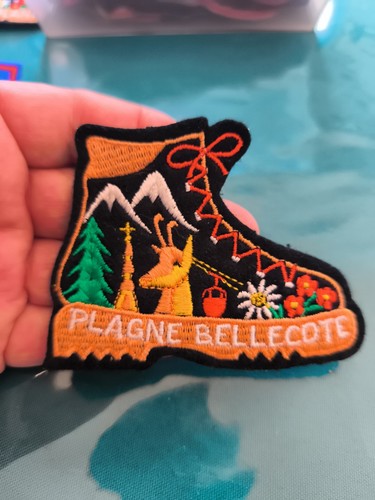 Ecusson brodé plagne - brodé,