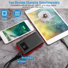 1Pc 1W MAh Portable Power Bank