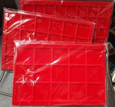CEILING SIZE cm. 33 x 21.50 (Various Red Plastic Flocked Models)