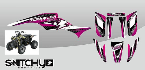 Kit autocollant graphiques atv - autocollant,