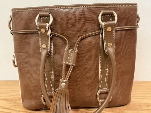 Lancel paris brown leather - paris,