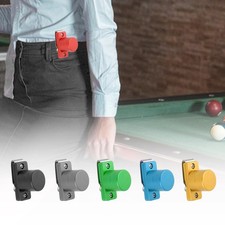 Porte-craie pour queue de billard avec clip de ceinture Étui pour craies de