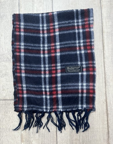 écharpe burberry bleu rouge - Écharpe,