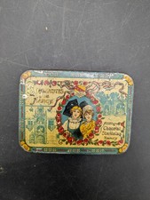 Ancienne boite tôle - , litho