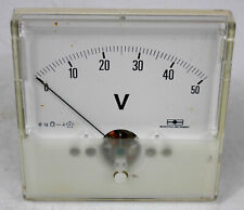 cadran voltmetre 50volt MONOPOLE INSTRUMENT materiel hi-fi radio