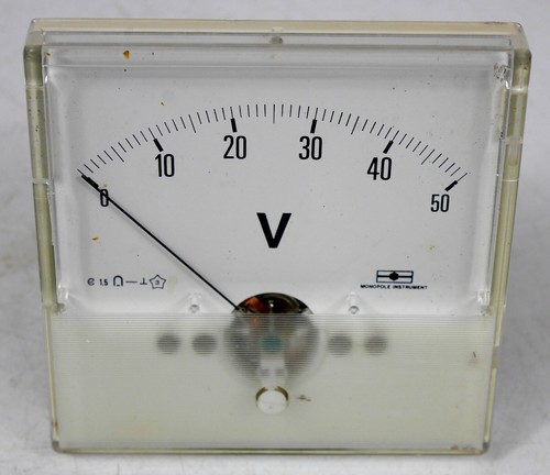 Cadran voltmetre 50volt - voltmetre,