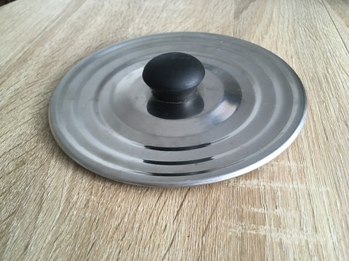 Couvercle inox 8cm avec - couvercle, 17,8cm