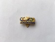 SCARCE C1960s VINTAGE VESPA CLUB D’EUROPE ENAMEL LAPEL BADGE